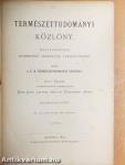 Természettudományi Közlöny 1893. január-december/Pótfüzetek a Természettudományi Közlönyhöz 1893. január-december
