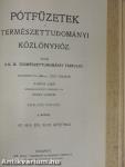 Természettudományi Közlöny 1915. január-december/Pótfüzetek a Természettudományi Közlönyhöz 1915. január-december