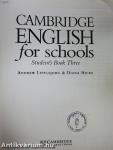 Cambridge English for Schools - Student's Book Three