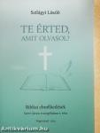 Te érted, amit olvasol?