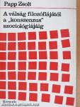 A válság filozófiájától a "konszenzus" szociológiájáig