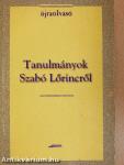 Tanulmányok Szabó Lőrincről