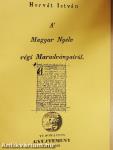A' Magyar Nyelv régi Maradványairól.