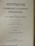 Természettudományi Közlöny 1910. január-december/Pótfüzetek a Természettudományi Közlönyhöz 1910. január-december