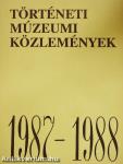 Történeti Múzeumi Közlemények 1987-1988