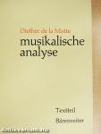 Musikalische Analyse - Textteil/Notenteil