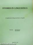 Studies in linguistics