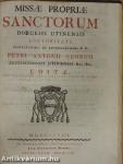 Missale Romanum ex decreto Sacrosancti Concilii Tridentini restitutum/Missae Propriae Sanctorum