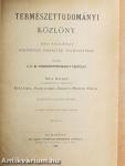 Természettudományi Közlöny 1896. január-december/Pótfüzetek a Természettudományi Közlönyhöz 1896. január-december