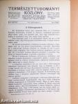 Természettudományi Közlöny 1913. január-december/Pótfüzetek a Természettudományi Közlönyhöz 1913. (nem teljes évfolyam)
