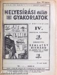 Helyesírási gyakorlatok a népiskolák VI. osztálya számára
