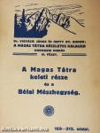 A Magas Tátra keleti része és a Bélai Mészhegység