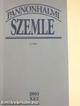 Pannonhalmi Szemle 2003/2.