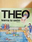 Theo learns to swim