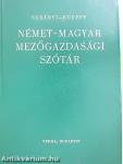 Német-magyar mezőgazdasági szótár