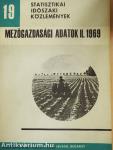 Mezőgazdasági adatok II. 1969