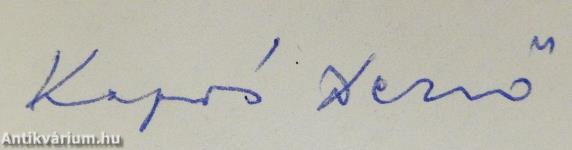 Anyám halálai (dedikált példány)