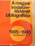 A magyar irodalomtörténet bibliográfiája 6.