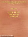 Az 1918-1919. évi magyarországi forradalmak