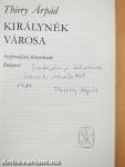 Királynék városa (dedikált példány)