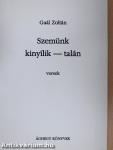Szemünk kinyílik - talán