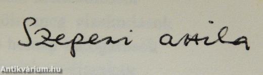 Hegedős-ének (dedikált példány)