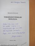 Természetvédelmi biológia (dedikált példány)