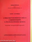 A magyar tudományos stílus a kezdetektől a felvilágosodás koráig