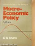 An Introduction to the Theory of Macro-Economic Policy