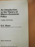 An Introduction to the Theory of Macro-Economic Policy