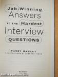 Job-Winning Answers to the Hardest Interview Questions