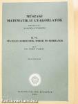 Műszaki matematikai gyakorlatok B. VI.