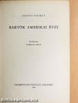 Bartók amerikai évei