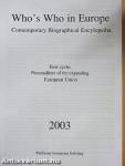Who's Who in Europe 2003
