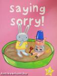 Saying sorry!