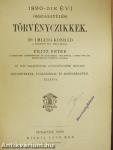 1890-dik évi országgyülési törvényczikkek