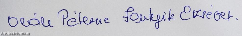 Fény kísérte évek (dedikált példány)