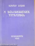 A bölcsességek titkaiból (dedikált példány)
