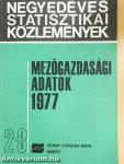 Mezőgazdasági adatok 1977/2-3.