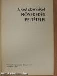 A gazdasági növekedés feltételei