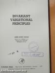 Invariant Variational Principles
