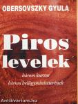 Piros levelek (dedikált példány)