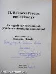 II. Rákóczi Ferenc emlékkönyv (dedikált példány)