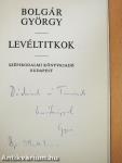 Levéltitkok (dedikált példány)