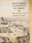 Honterus Antikvárium 61. Aukció