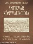 A Téka Könyvértékesítő Vállalat antikvár könyvaukciója 1989. november 24-25-én