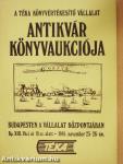A Téka Könyvértékesítő Vállalat antikvár könyvaukciója 1988. november 25-26-án