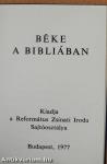 Béke a Bibliában (minikönyv)