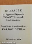 Iniciálék az Egyetemi Nyomda XVI-XVIII. századi kiadványaiban (minikönyv) (számozott)