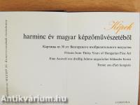 Képek 30 év magyar képzőművészetéből (minikönyv)